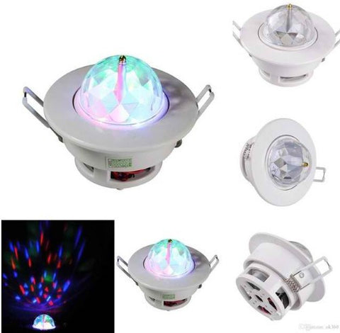 Full Color Moving Voice-activated Rotating Ceiling Stage Light